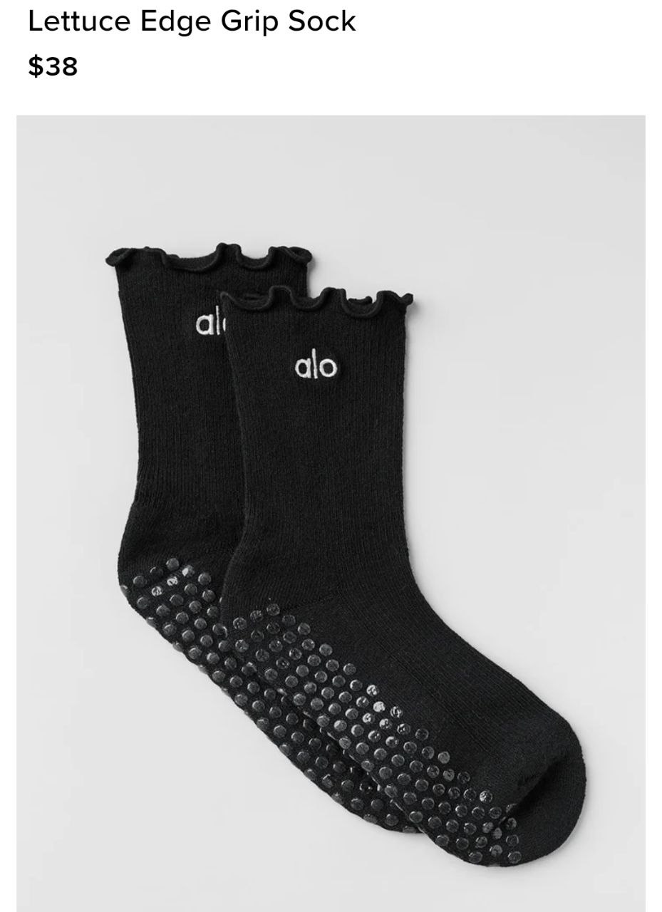 Lettuce Edge Grip Sock