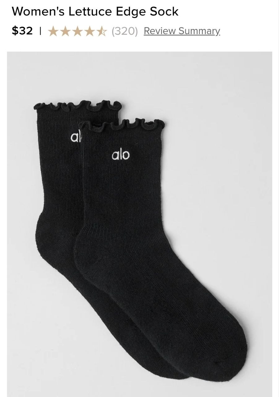 Women's Lettuce Edge Sock