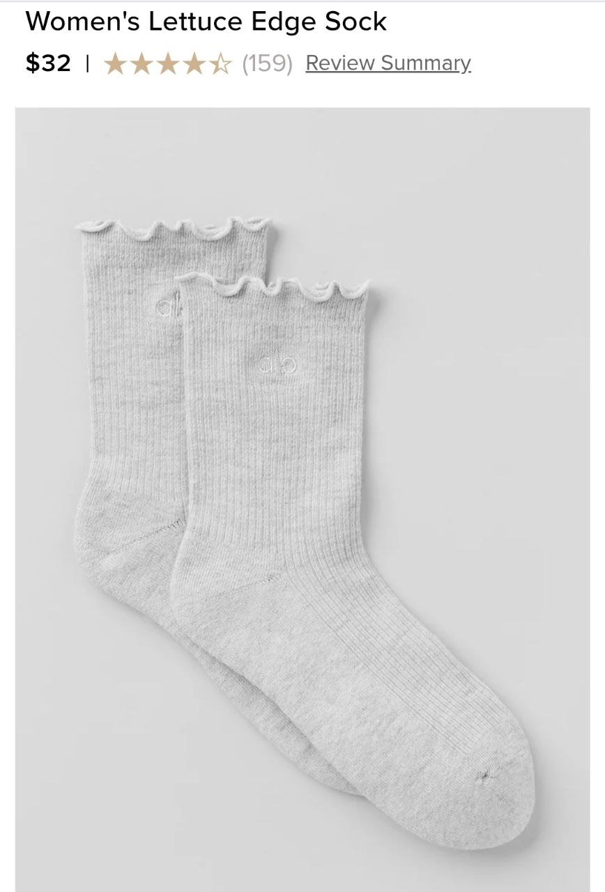 Women's Lettuce Edge Sock