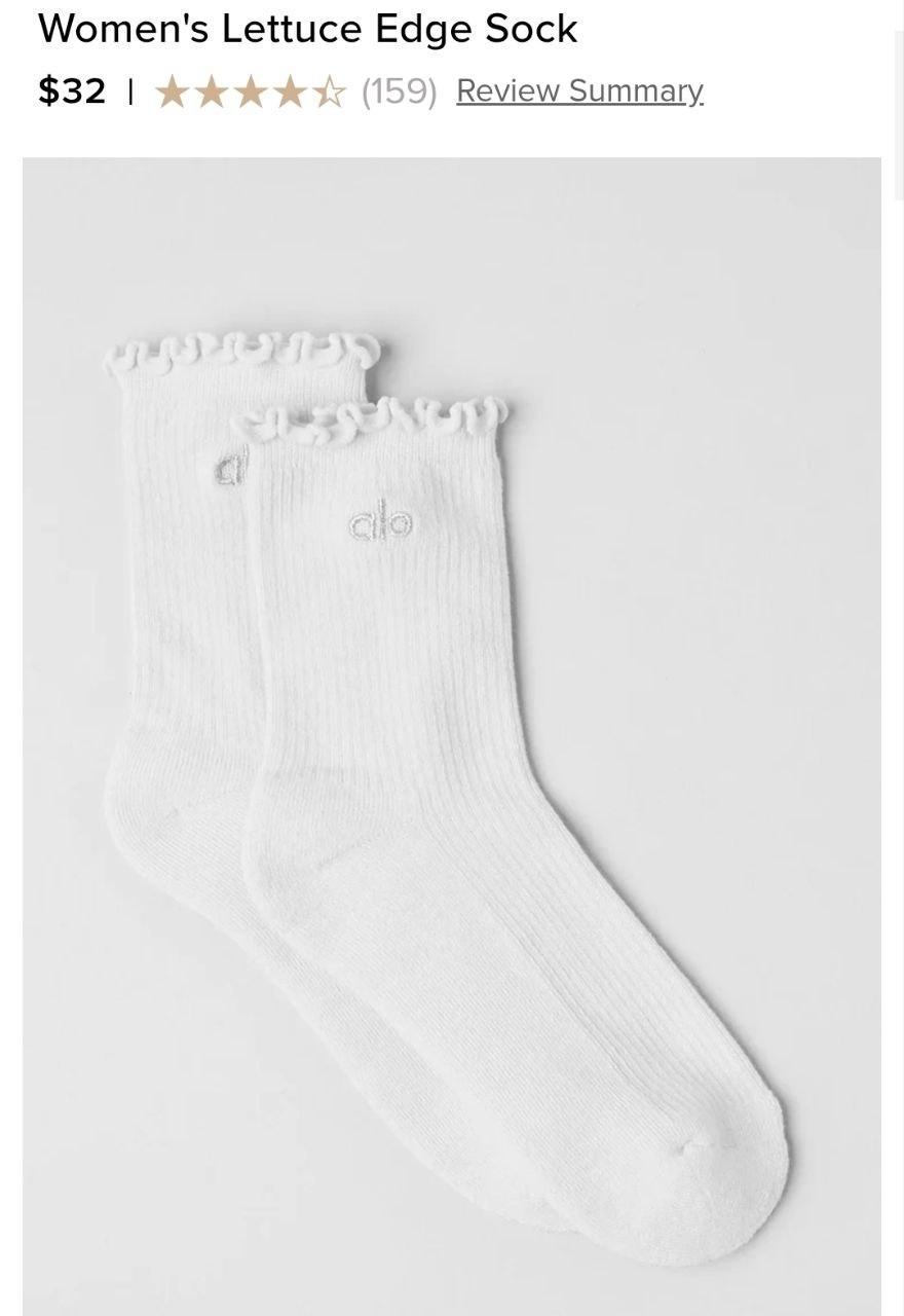 Women's Lettuce Edge Sock