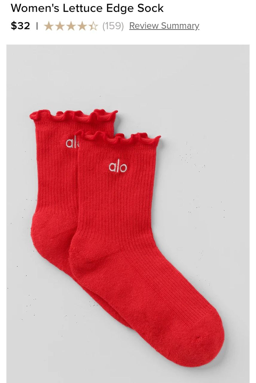 Women's Lettuce Edge Sock