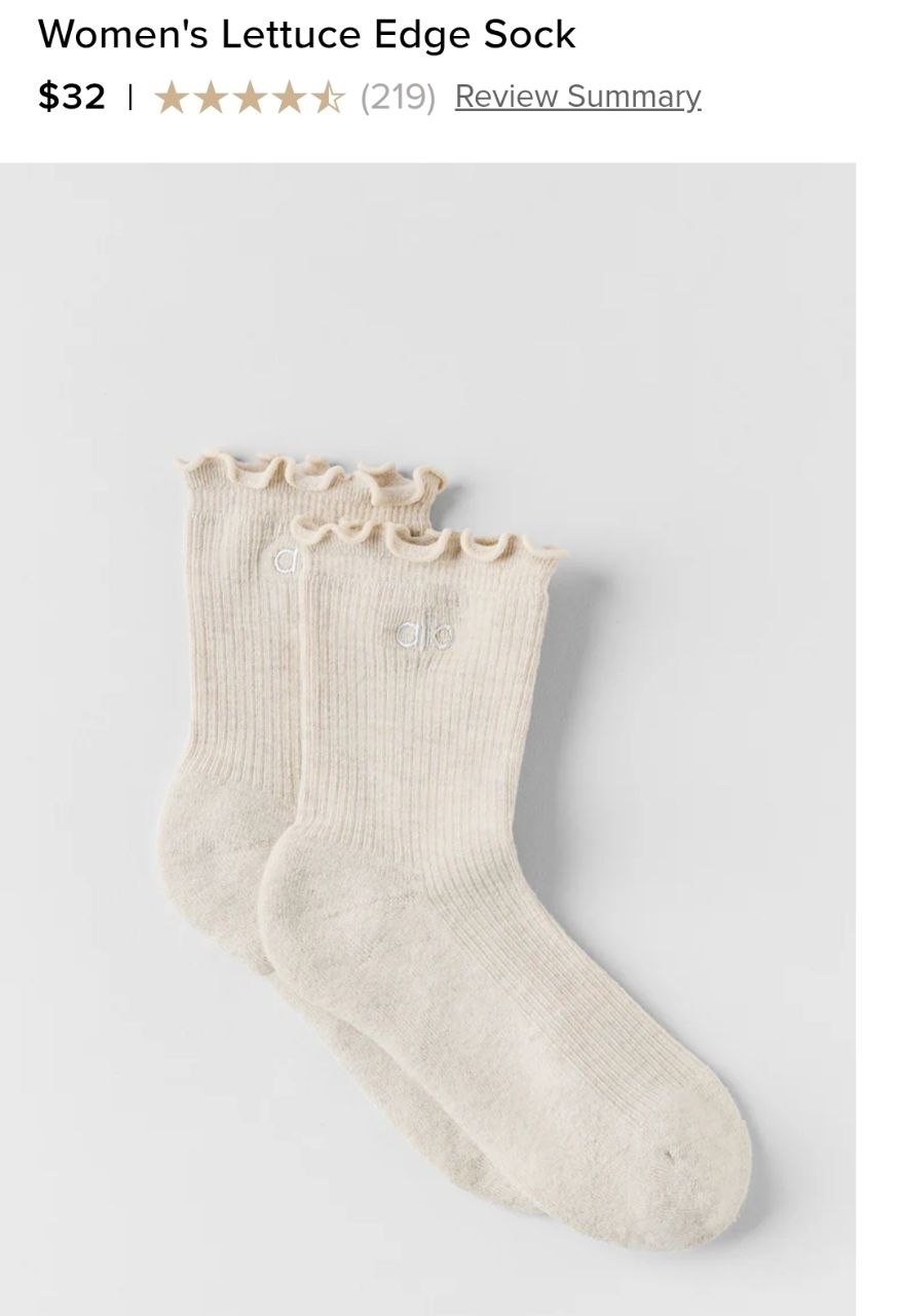 Women's Lettuce Edge Sock
