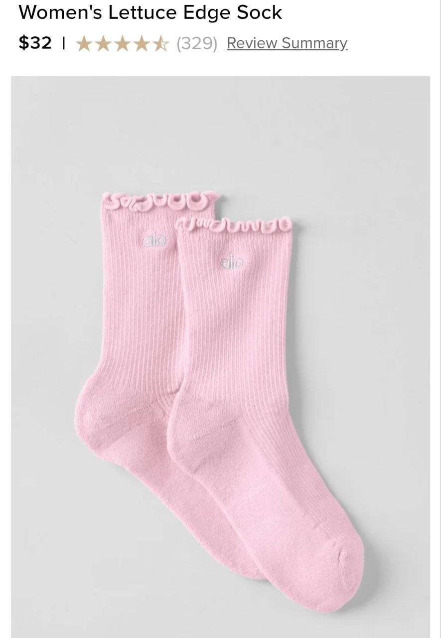 Women's Lettuce Edge Sock
