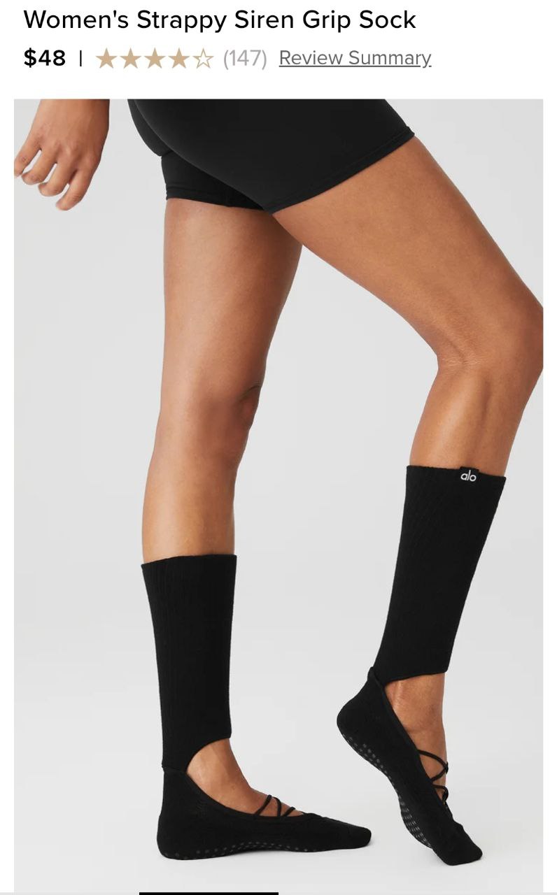 Women's Strappy Siren Grip Sock