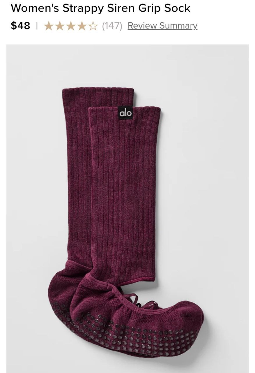 Women's Strappy Siren Grip Sock