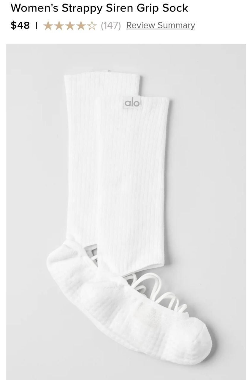 Women's Strappy Siren Grip Sock