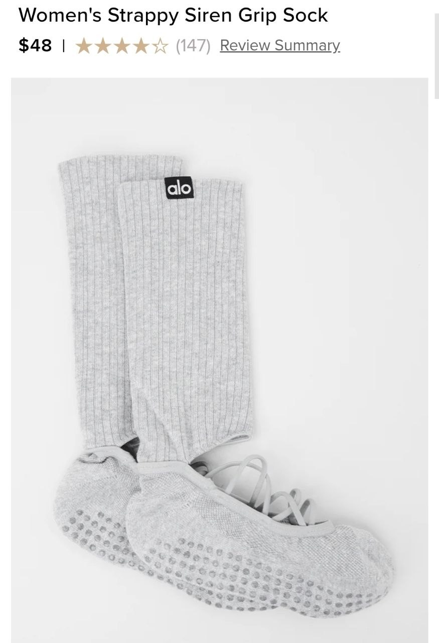 Women's Strappy Siren Grip Sock