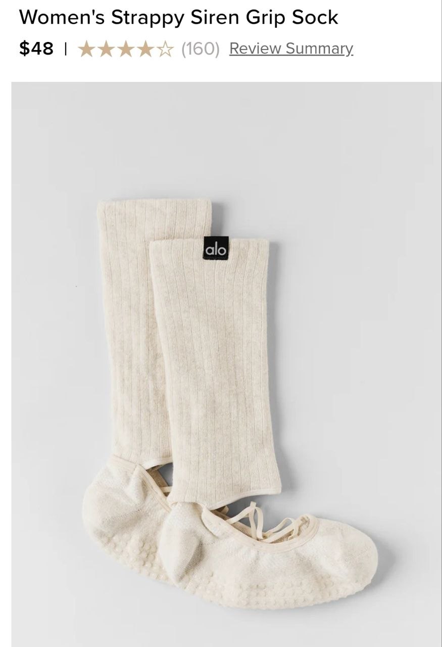 Women's Strappy Siren Grip Sock