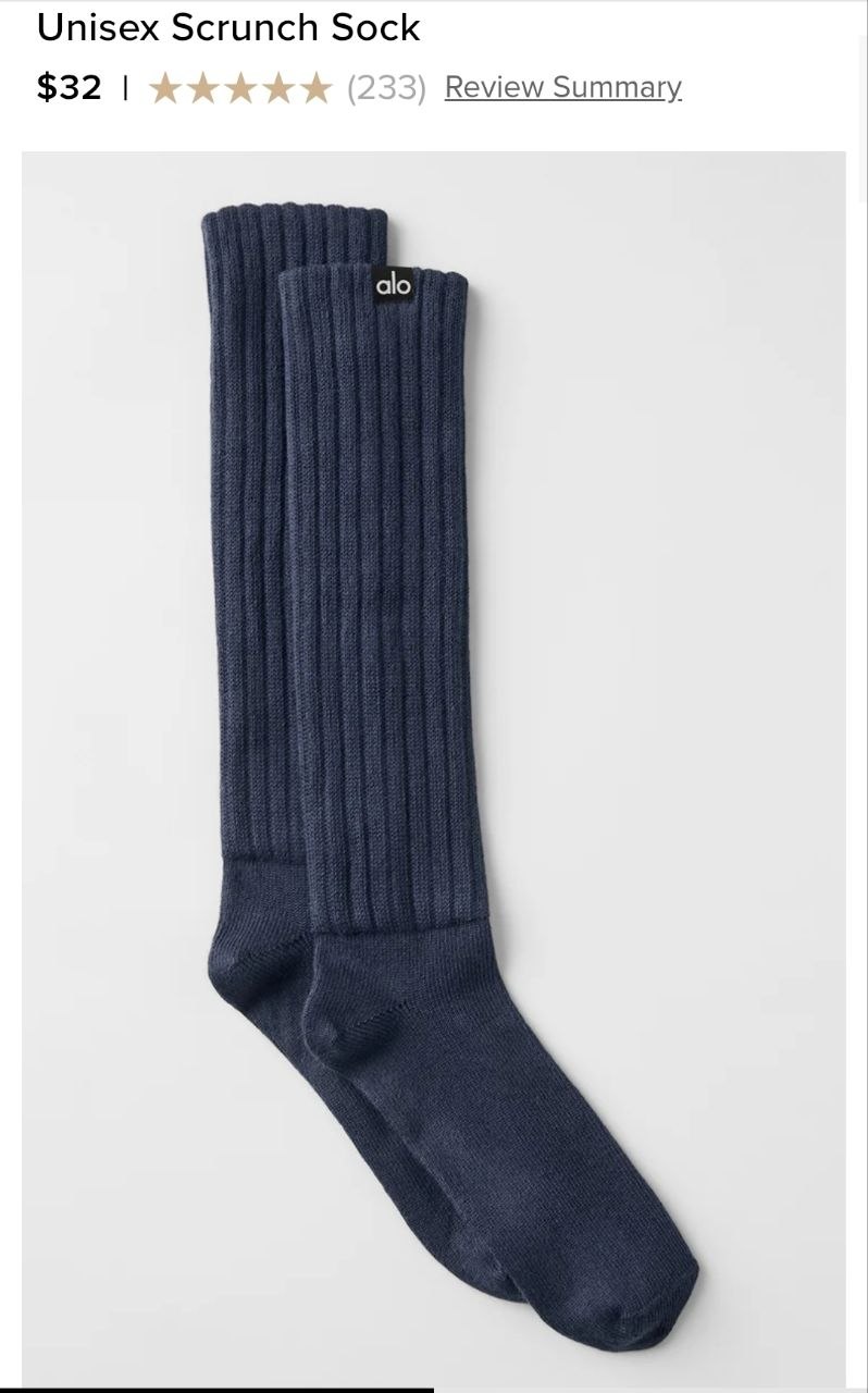 Unisex Scrunch Sock