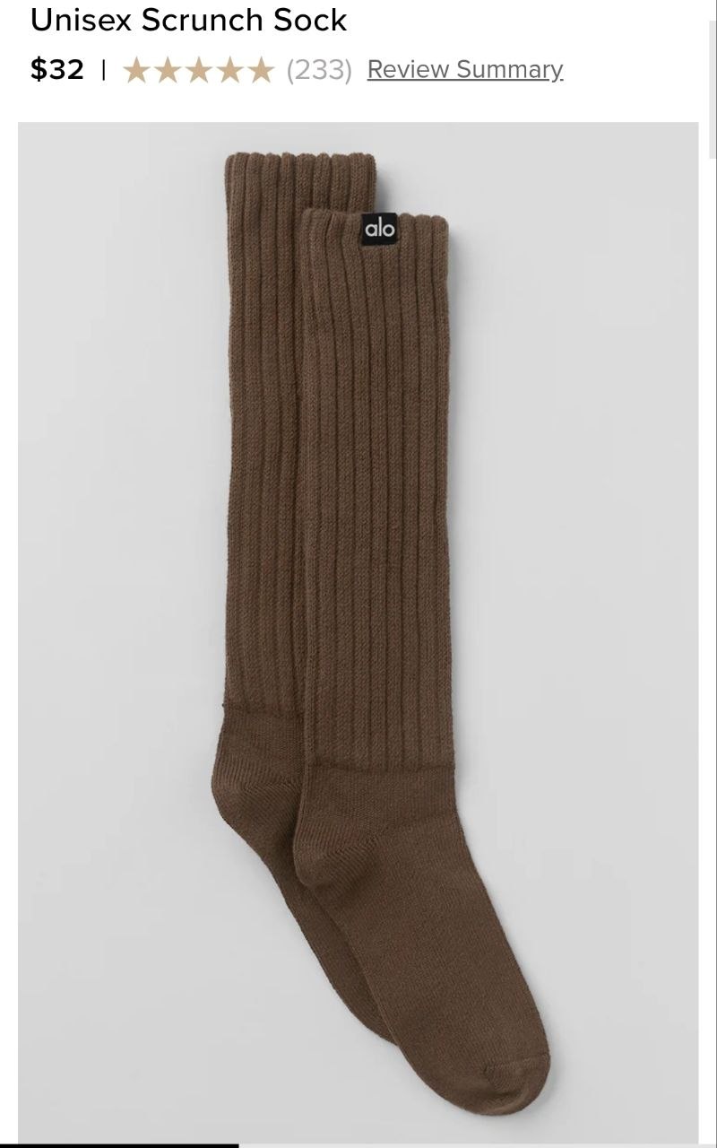 Unisex Scrunch Sock