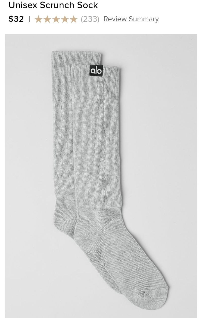 Unisex Scrunch Sock