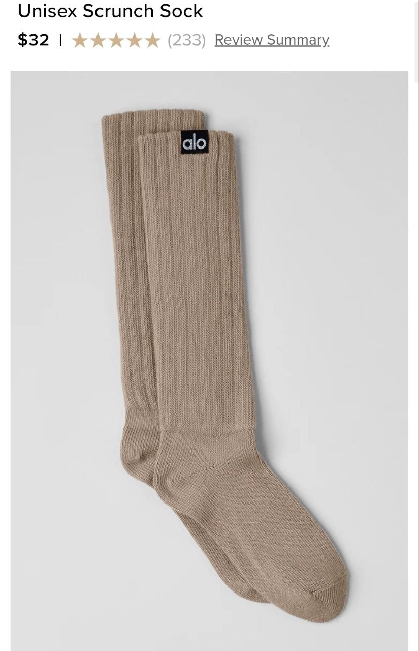 Unisex Scrunch Sock