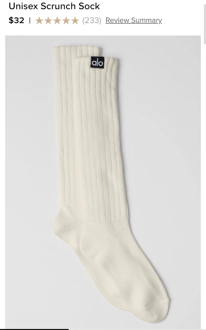 Unisex Scrunch Sock