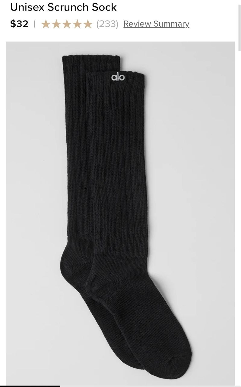 Unisex Scrunch Sock
