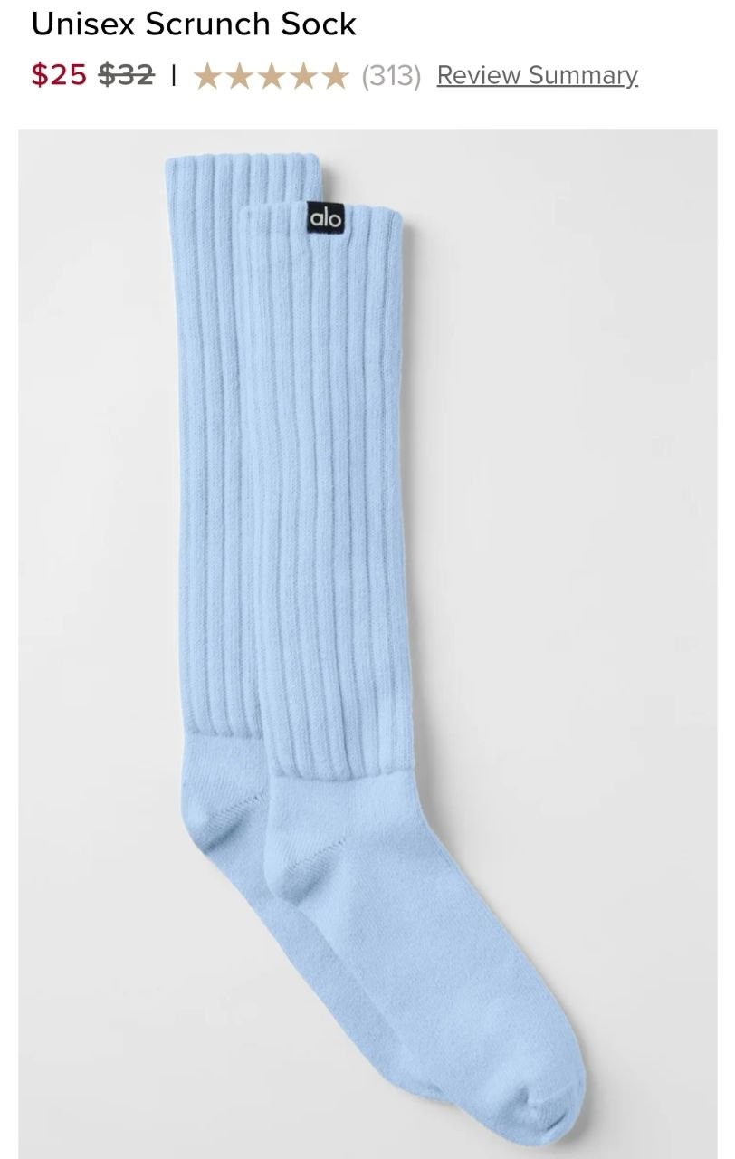 Unisex Scrunch Sock