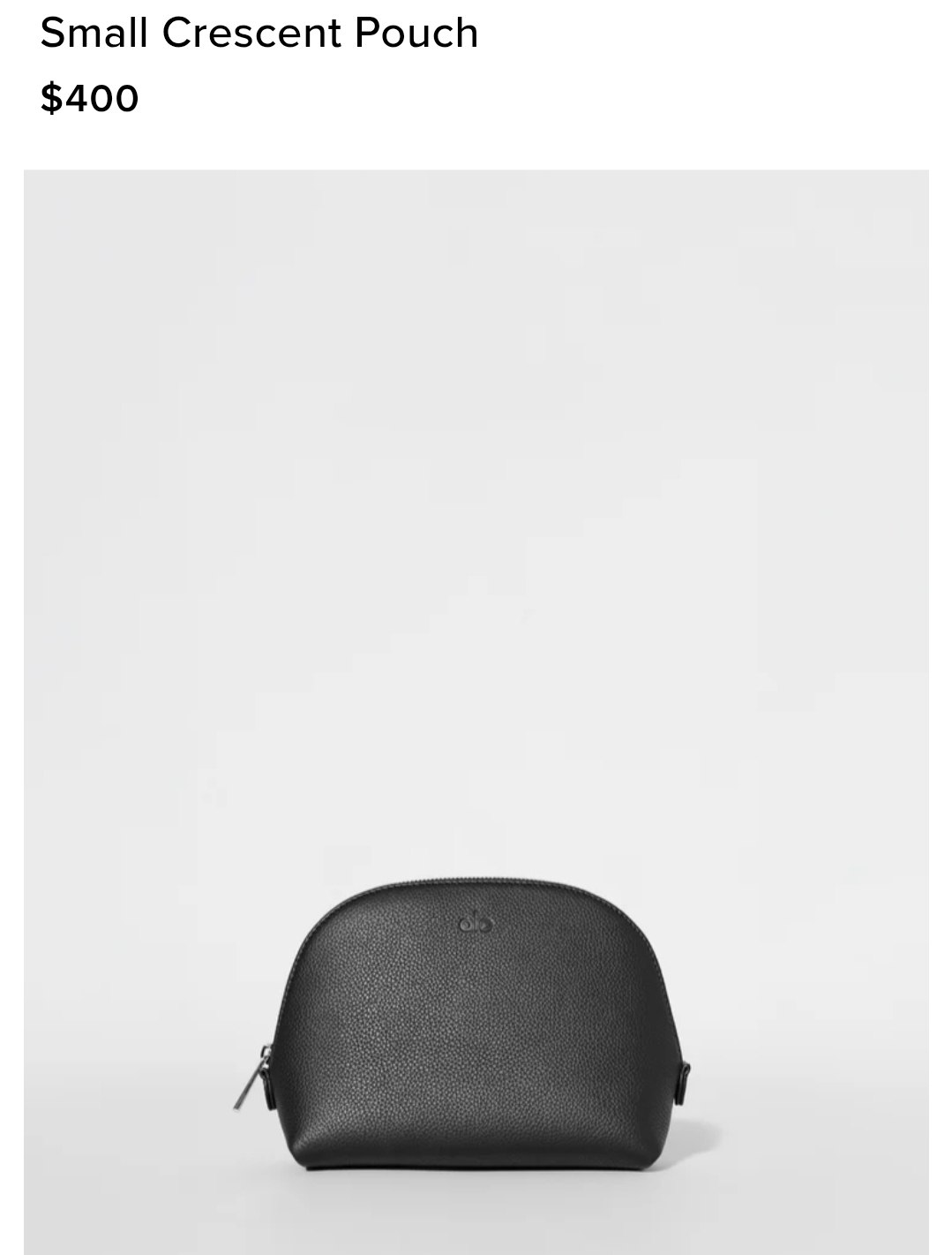 Small Crescent Pouch