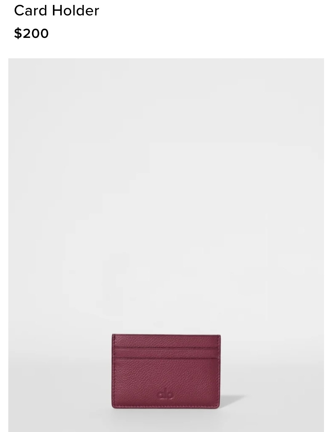 Card Holder