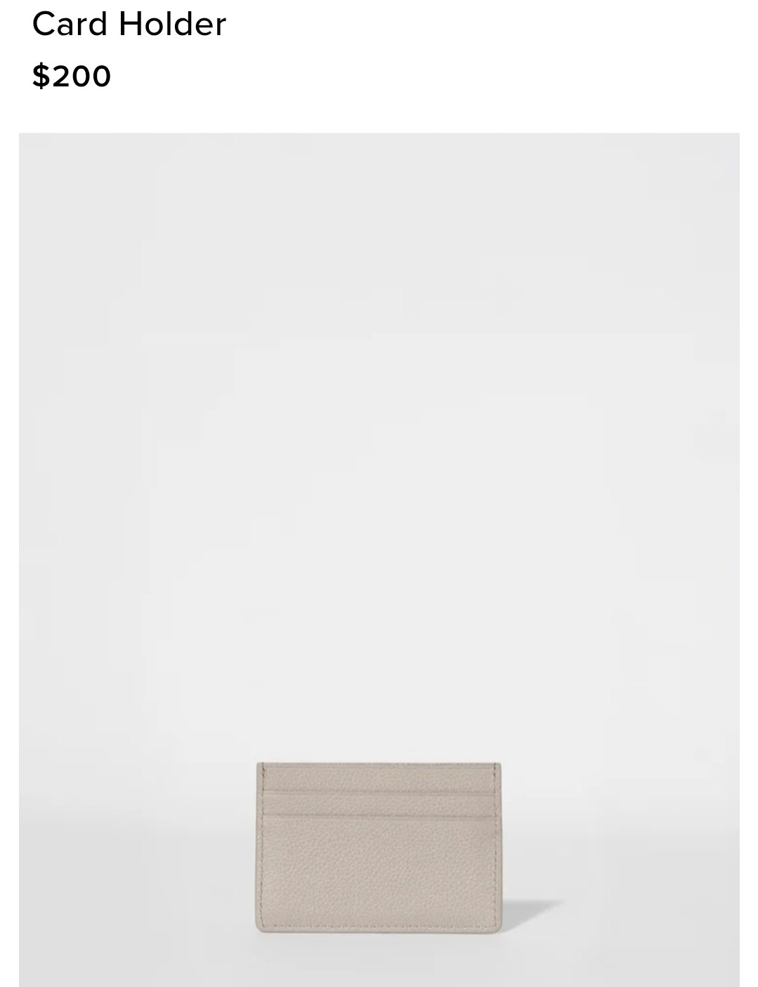 Card Holder