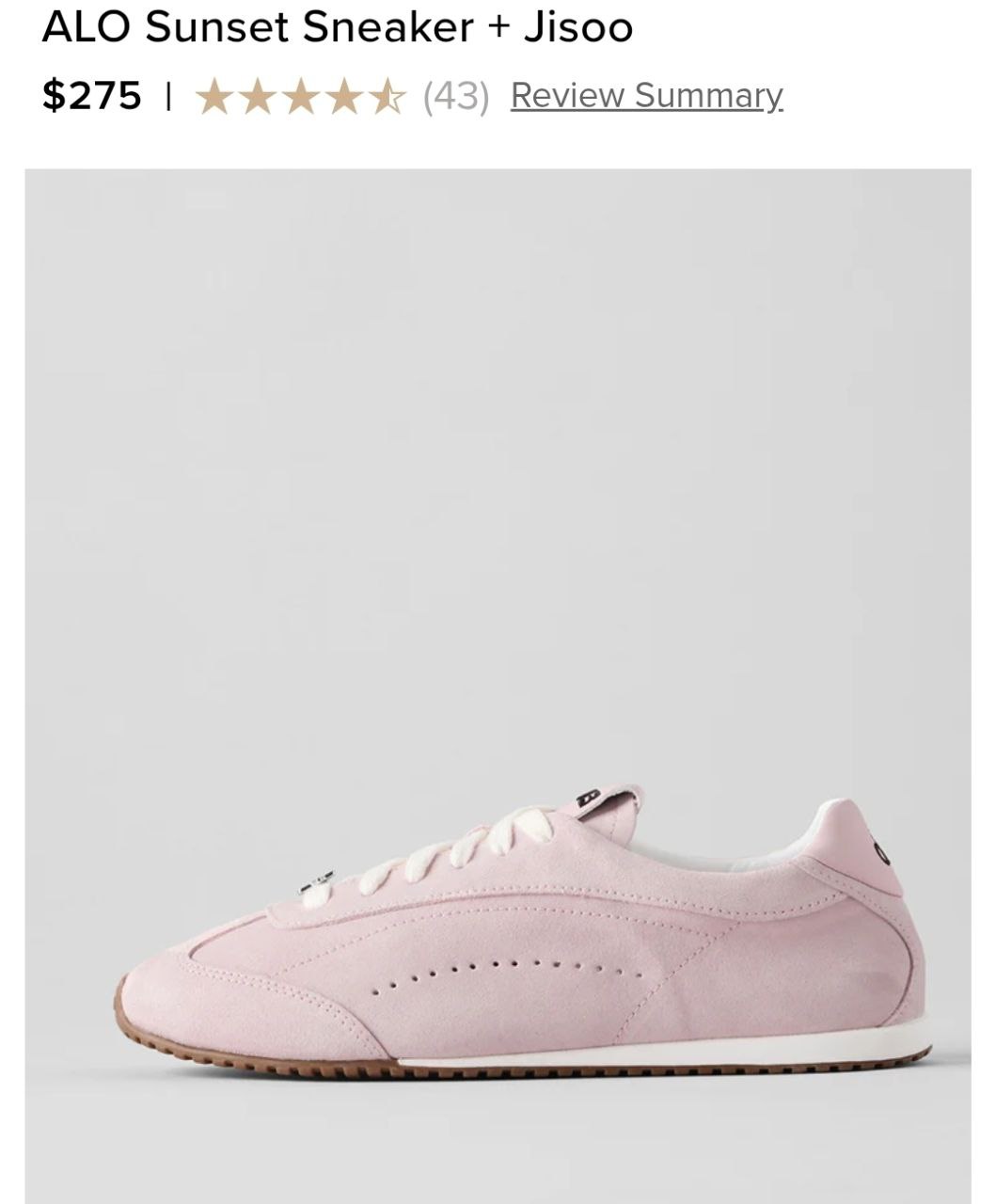 ALO Sunset Sneaker + Jisoo