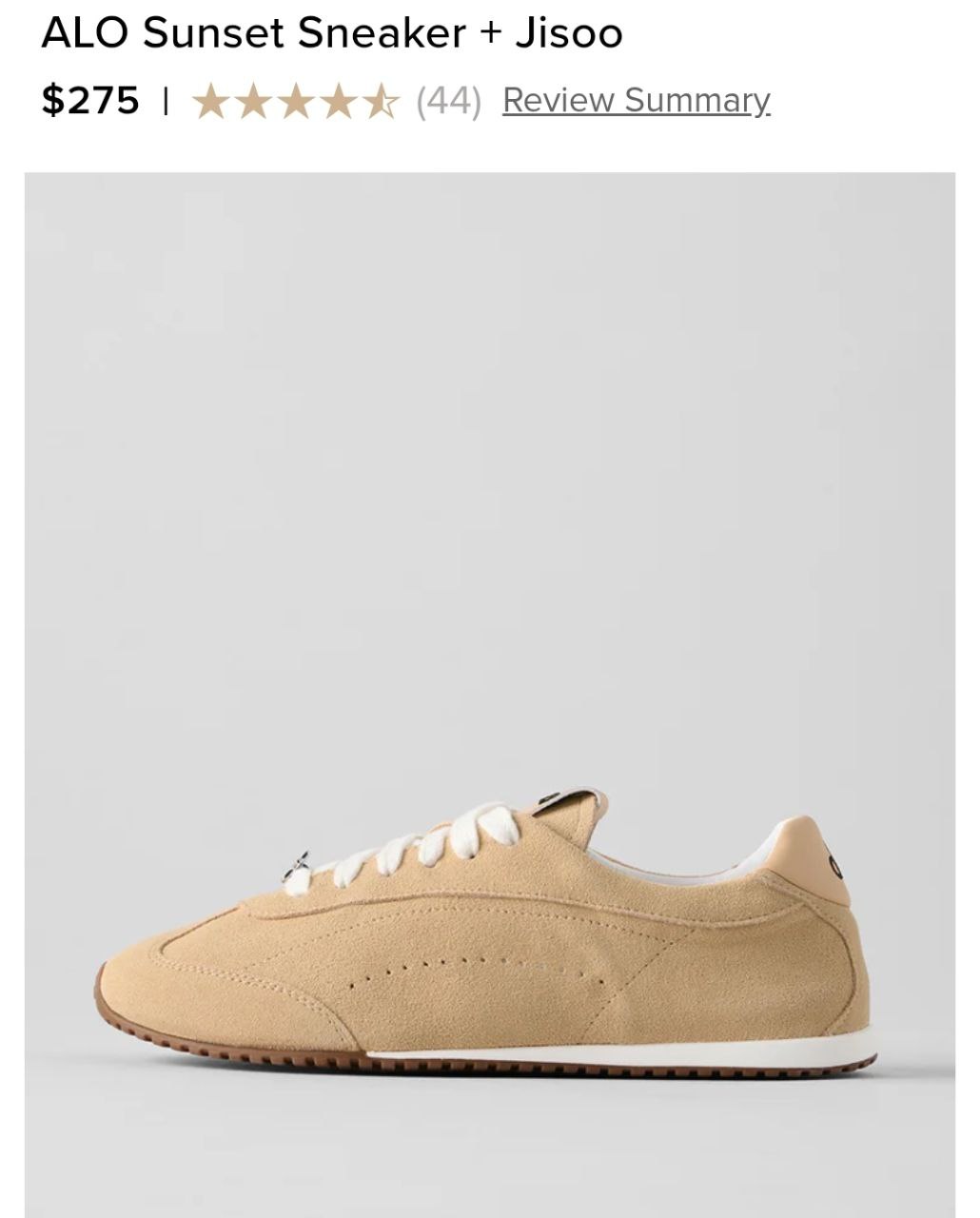 ALO Sunset Sneaker + Jisoo