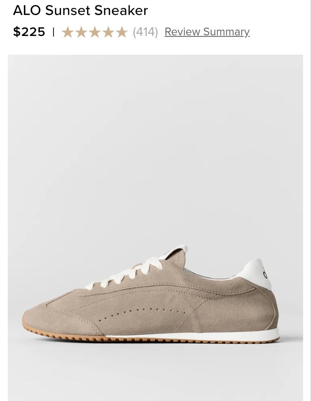 ALO Sunset Sneaker
