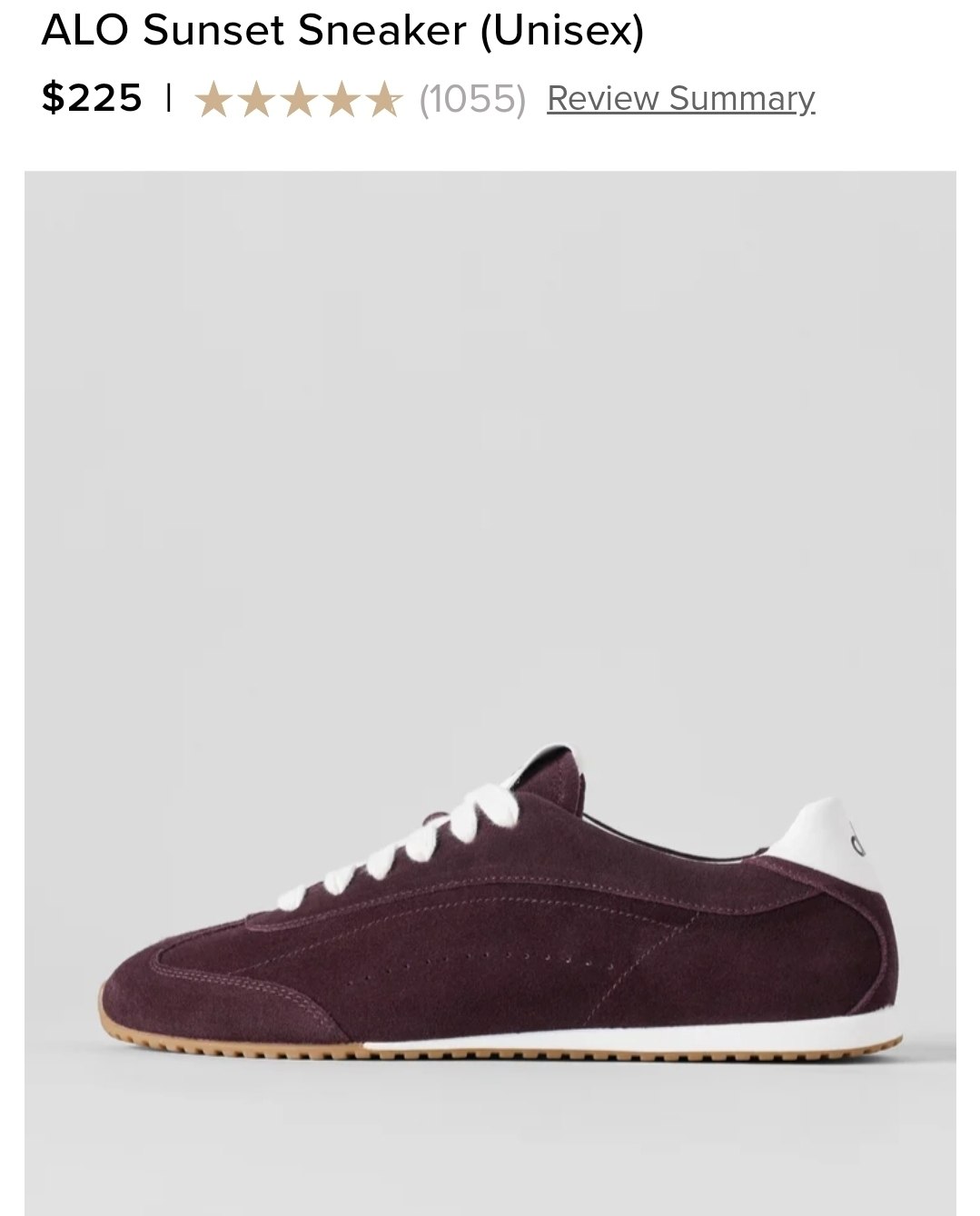 ALO Sunset Sneaker
