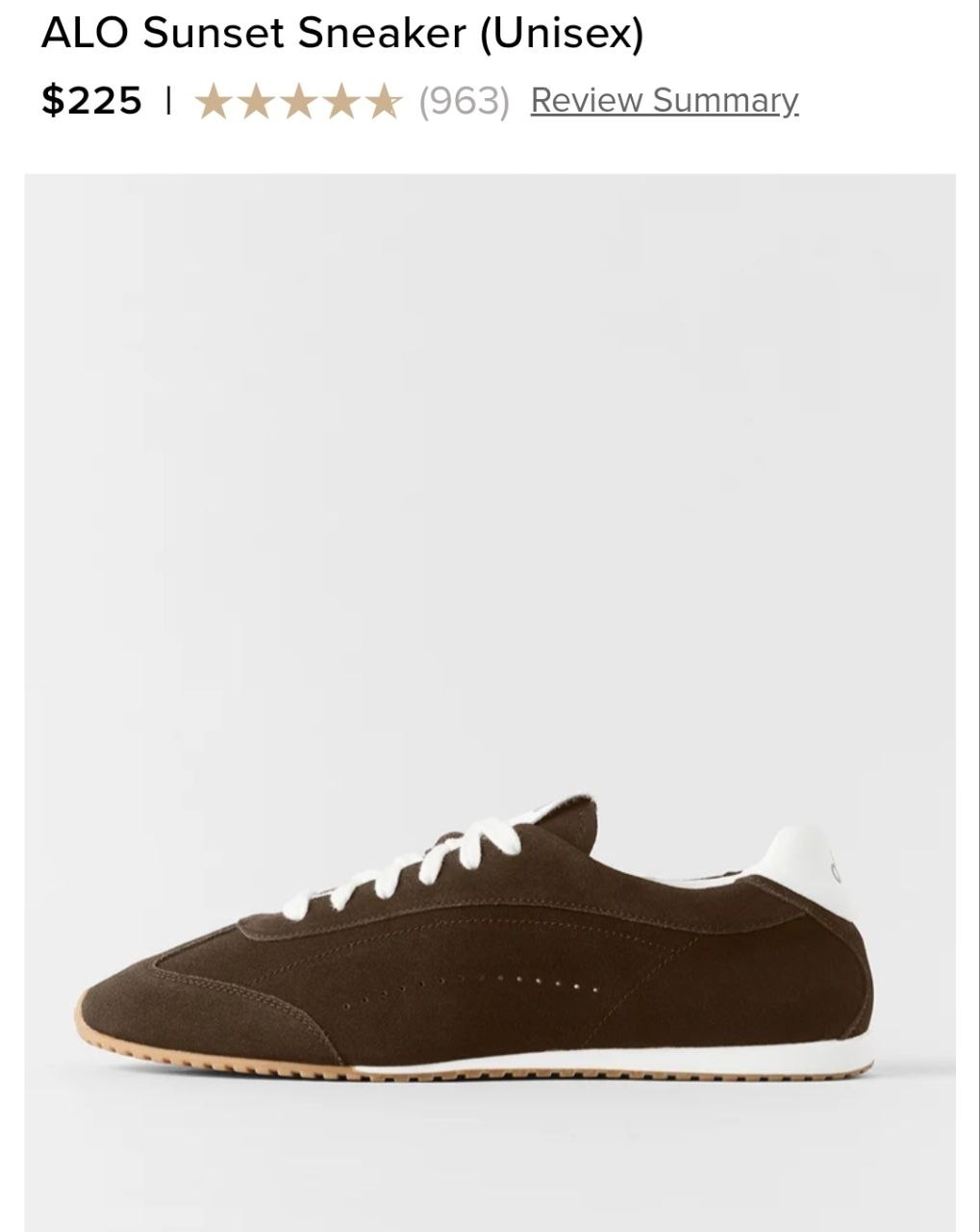 ALO Sunset Sneaker