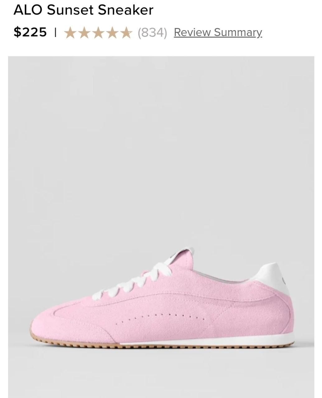 ALO Sunset Sneaker