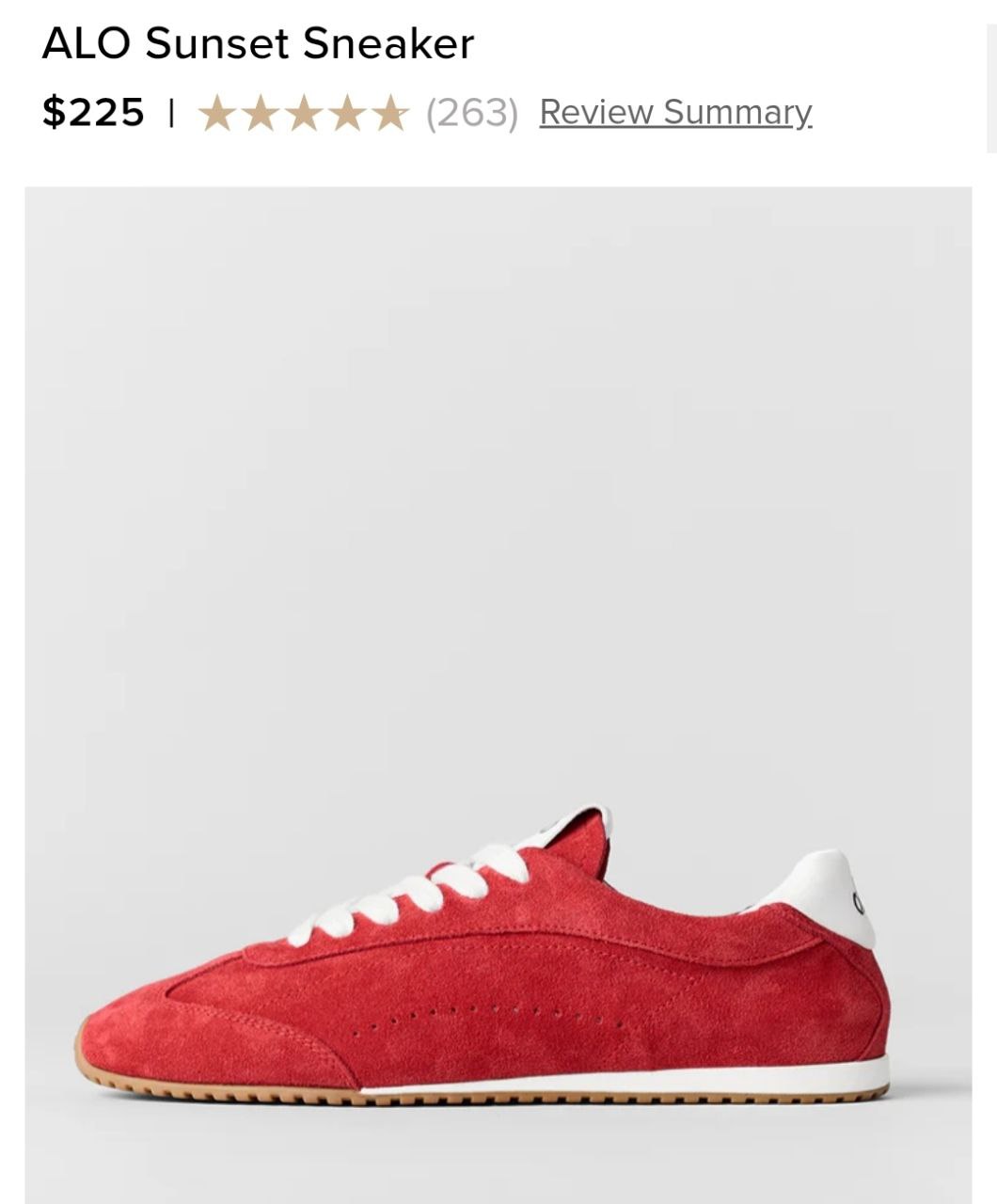 ALO Sunset Sneaker