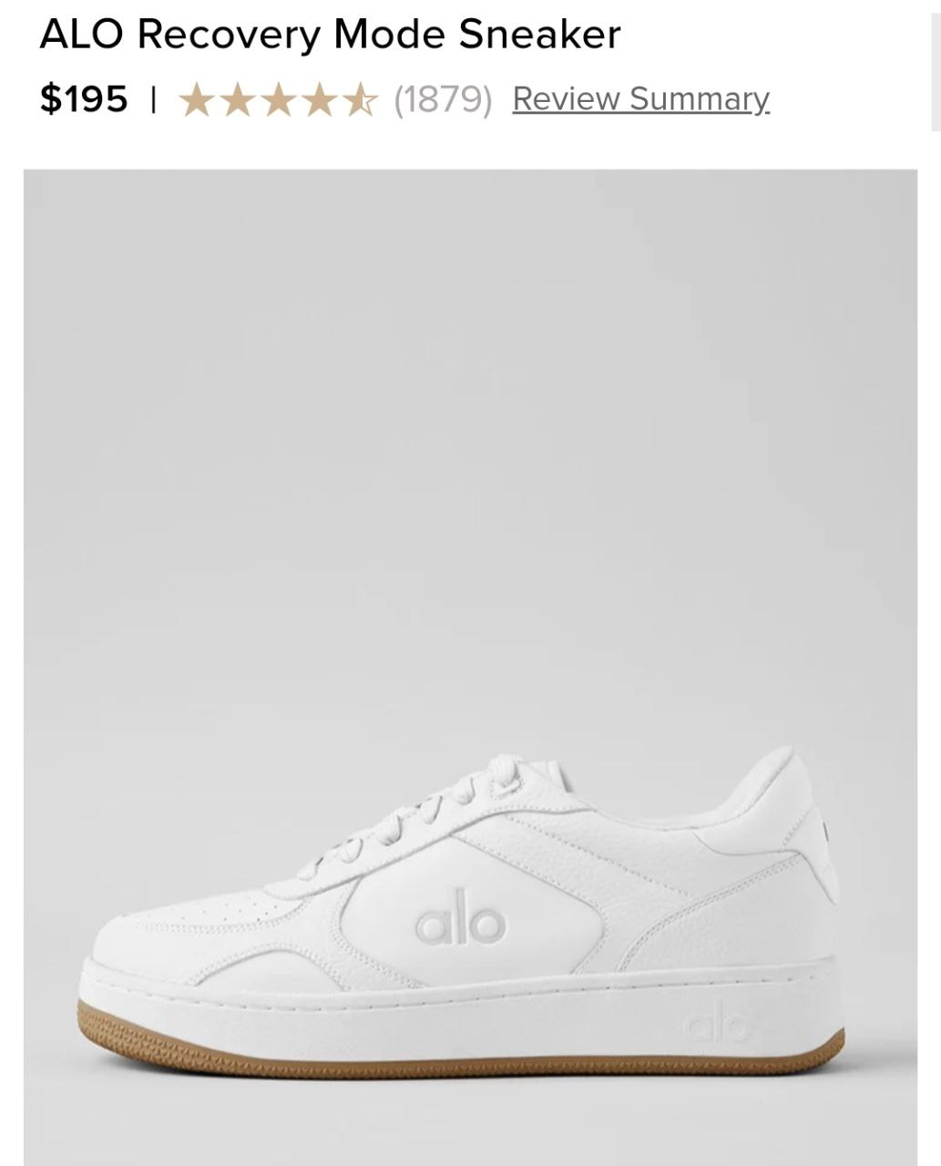 ALO Recovery Mode Sneaker