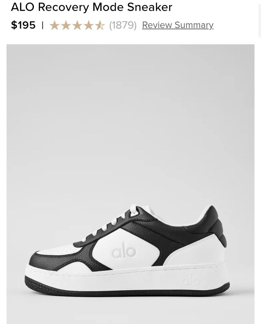 ALO Recovery Mode Sneaker