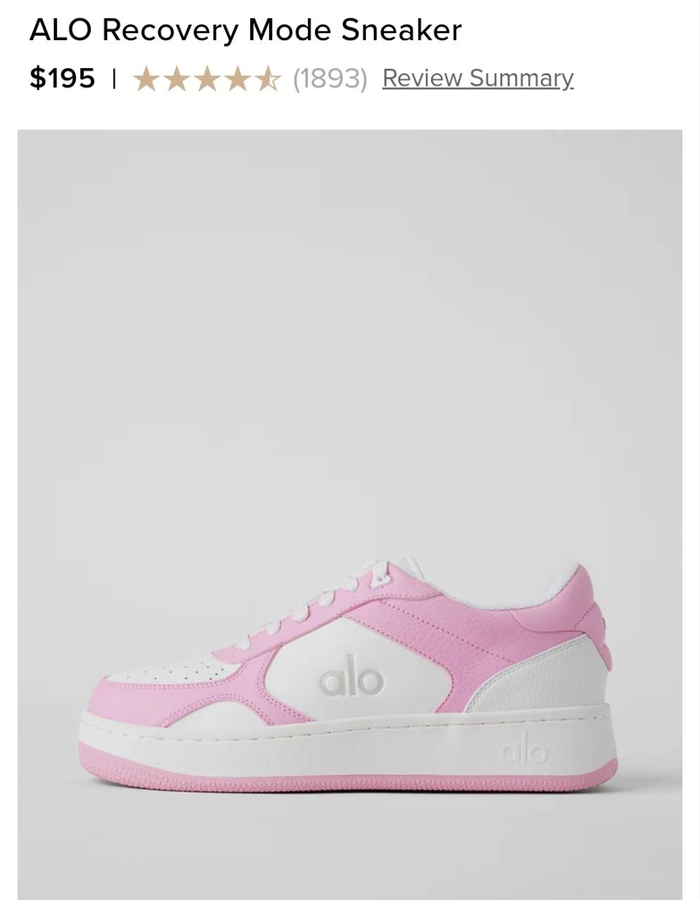ALO Recovery Mode Sneaker