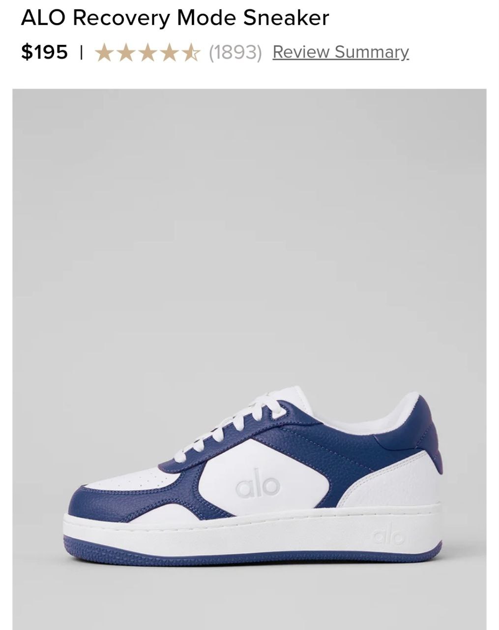 ALO Recovery Mode Sneaker