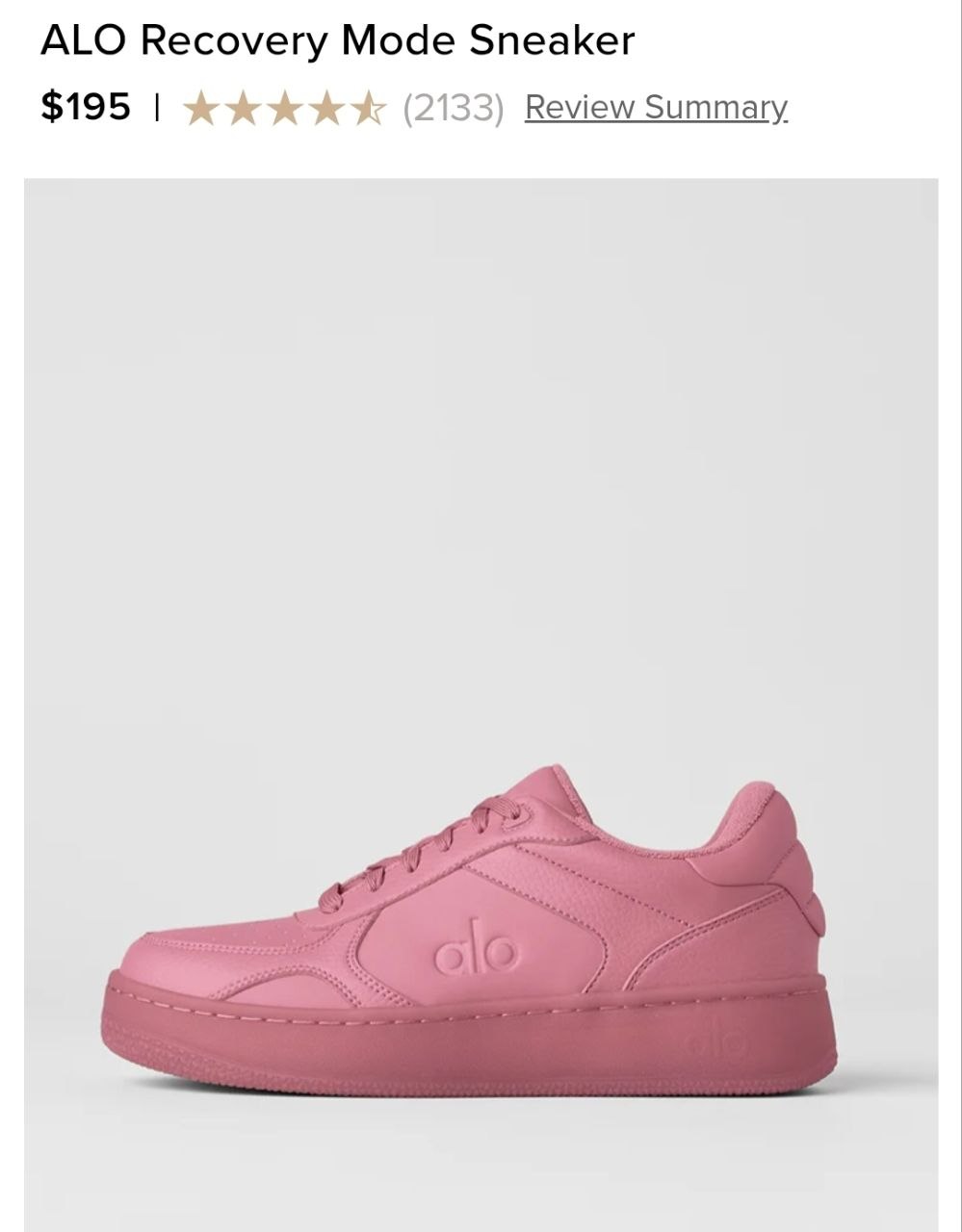 ALO Recovery Mode Sneaker