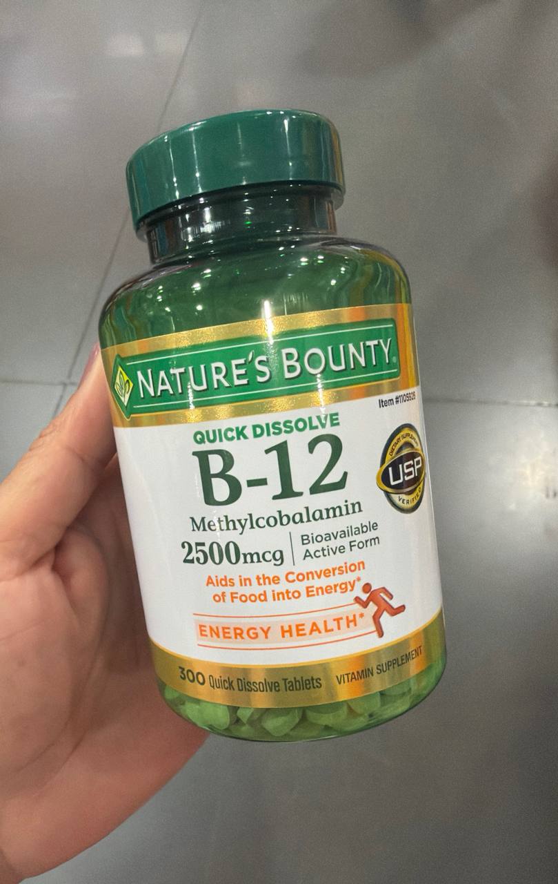 B12 Natures Bounty
