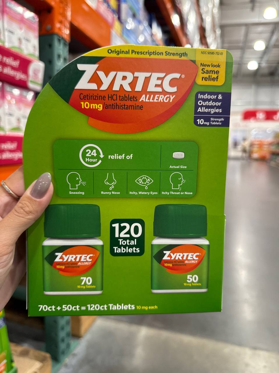 Zyrtec 120 tablets