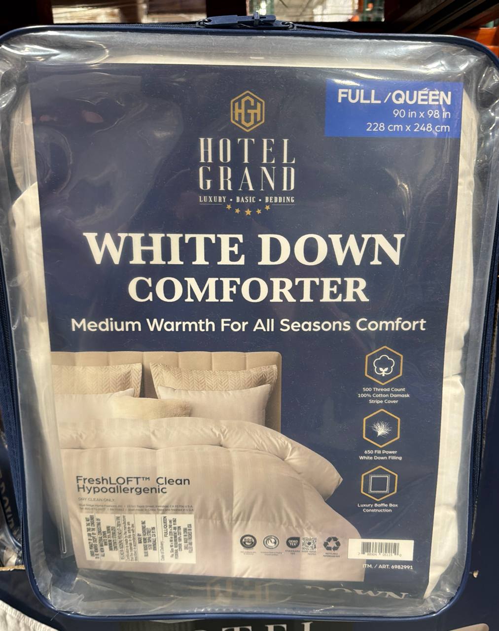 White Down Queen