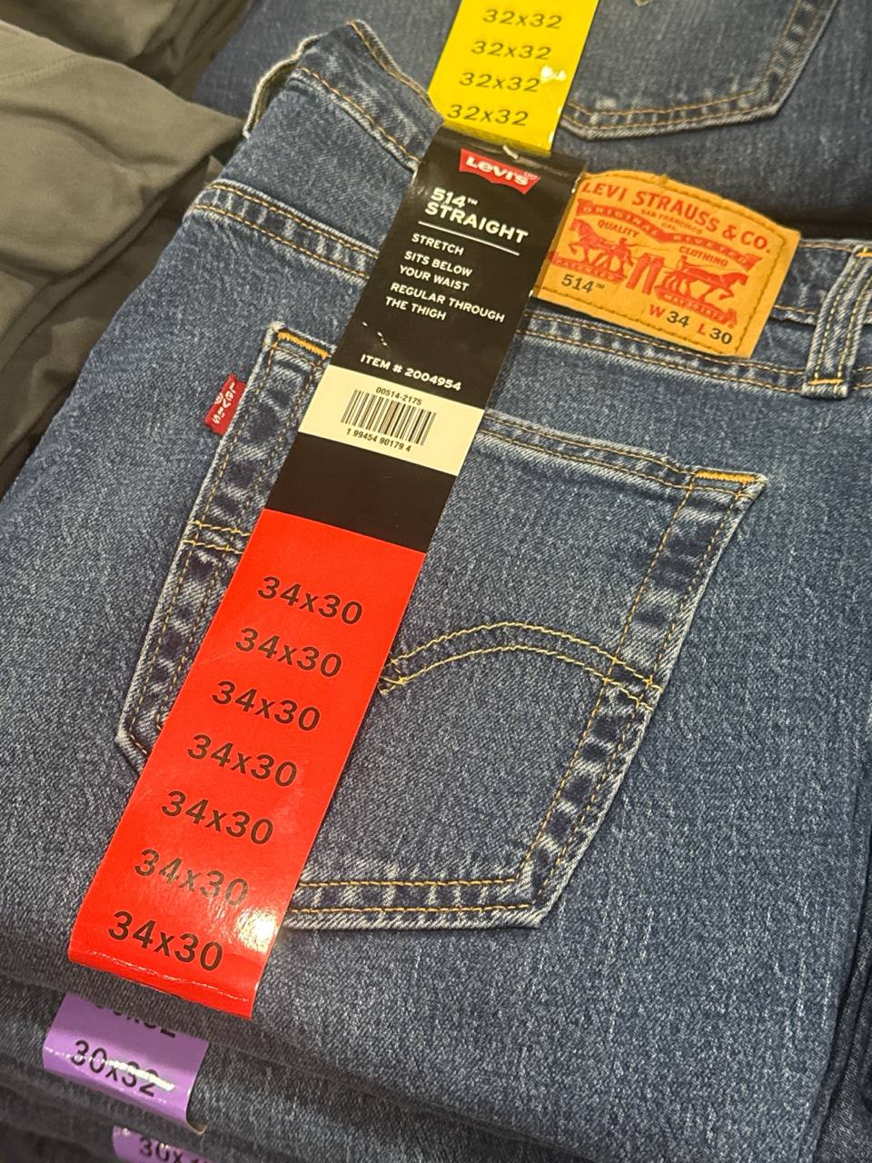   calça Levi’s 514 Straight