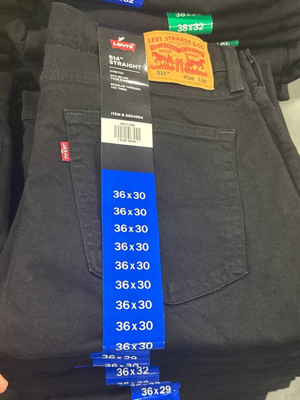   calça Levi’s 514 Straight