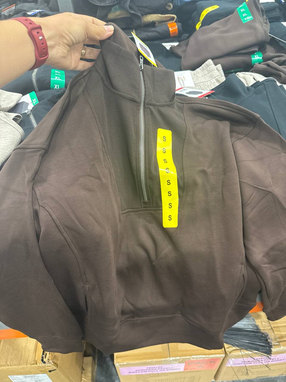 promo 25/10 Manga longa 1/2 zipper  Danskin