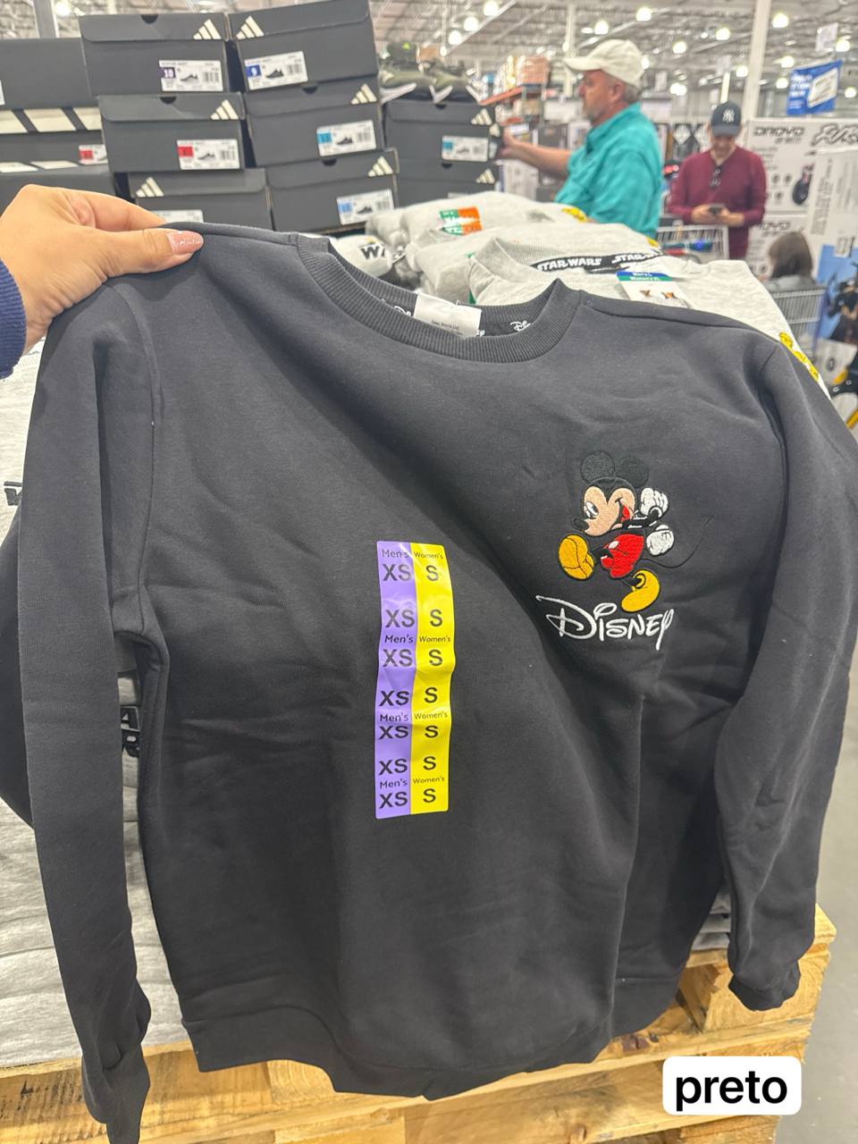 Moletom Disney 
com fleece unissex