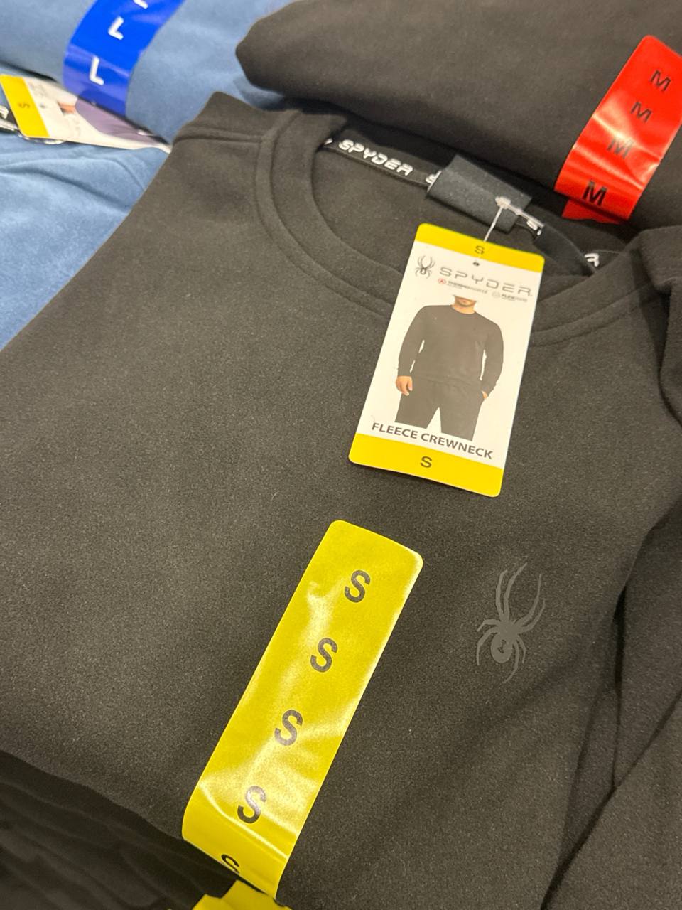 Manga longa Spyder com fleece