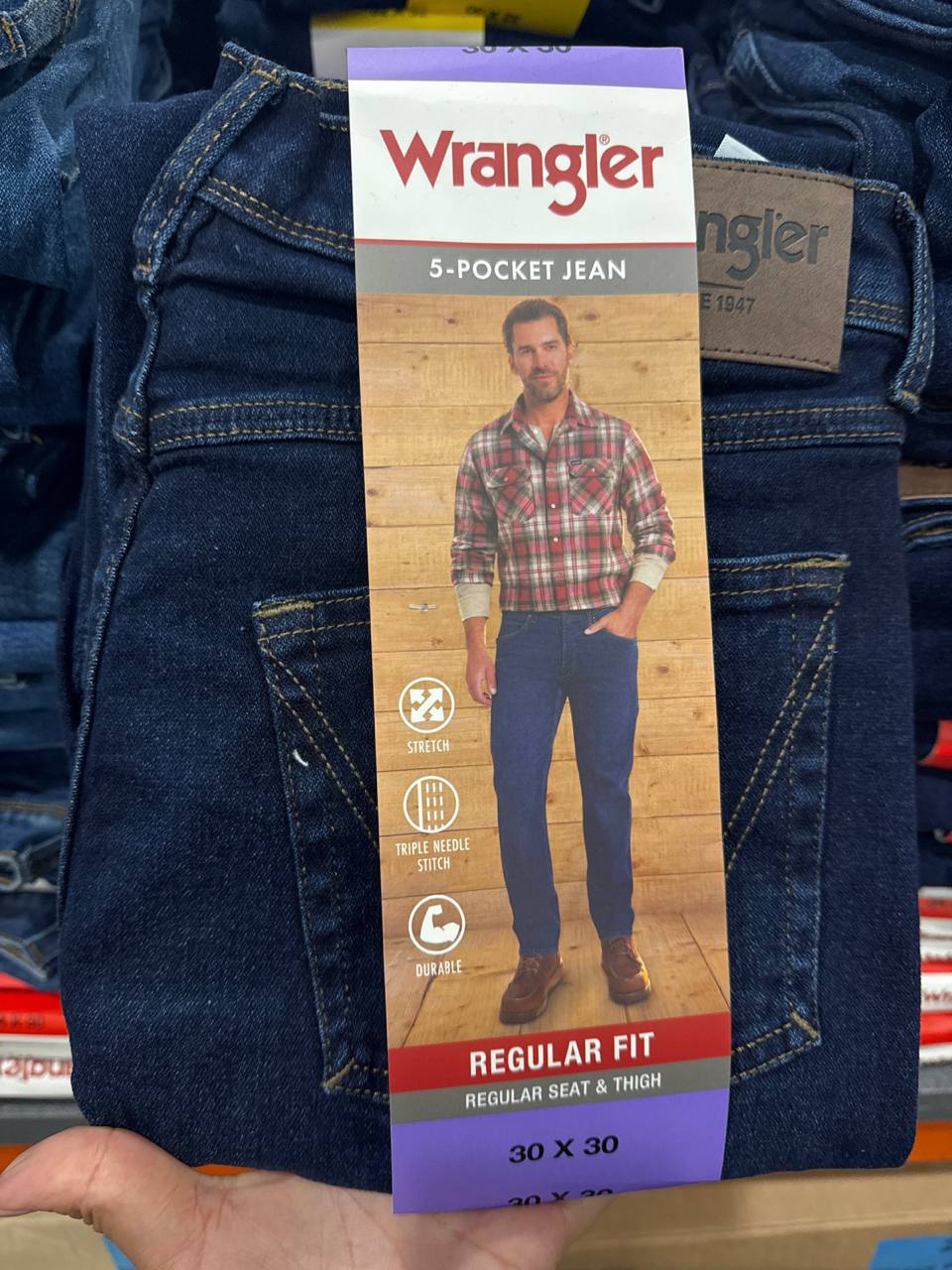 MASCULINO calça regular fit Wrangler