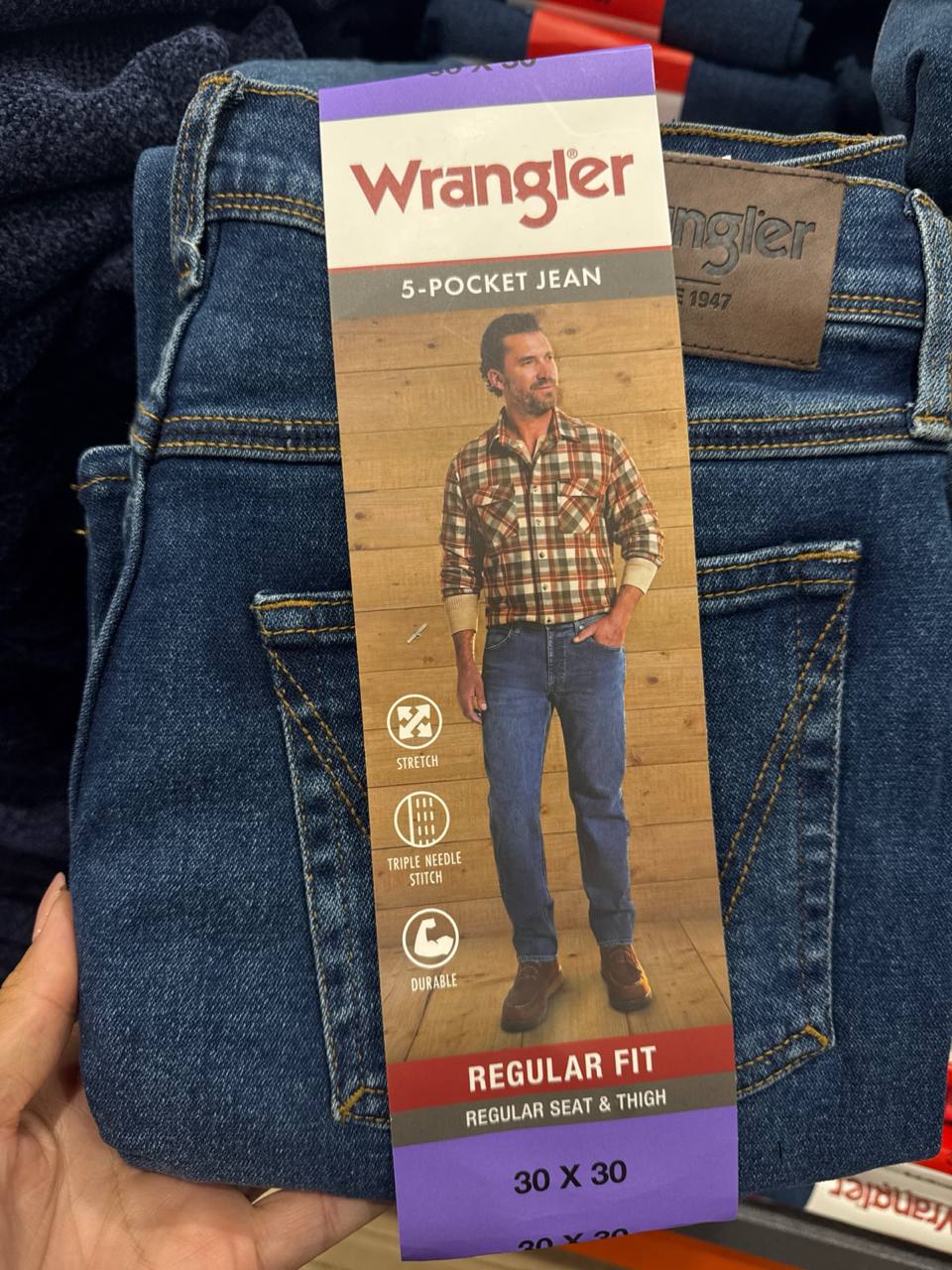 MASCULINO calça regular fit Wrangler