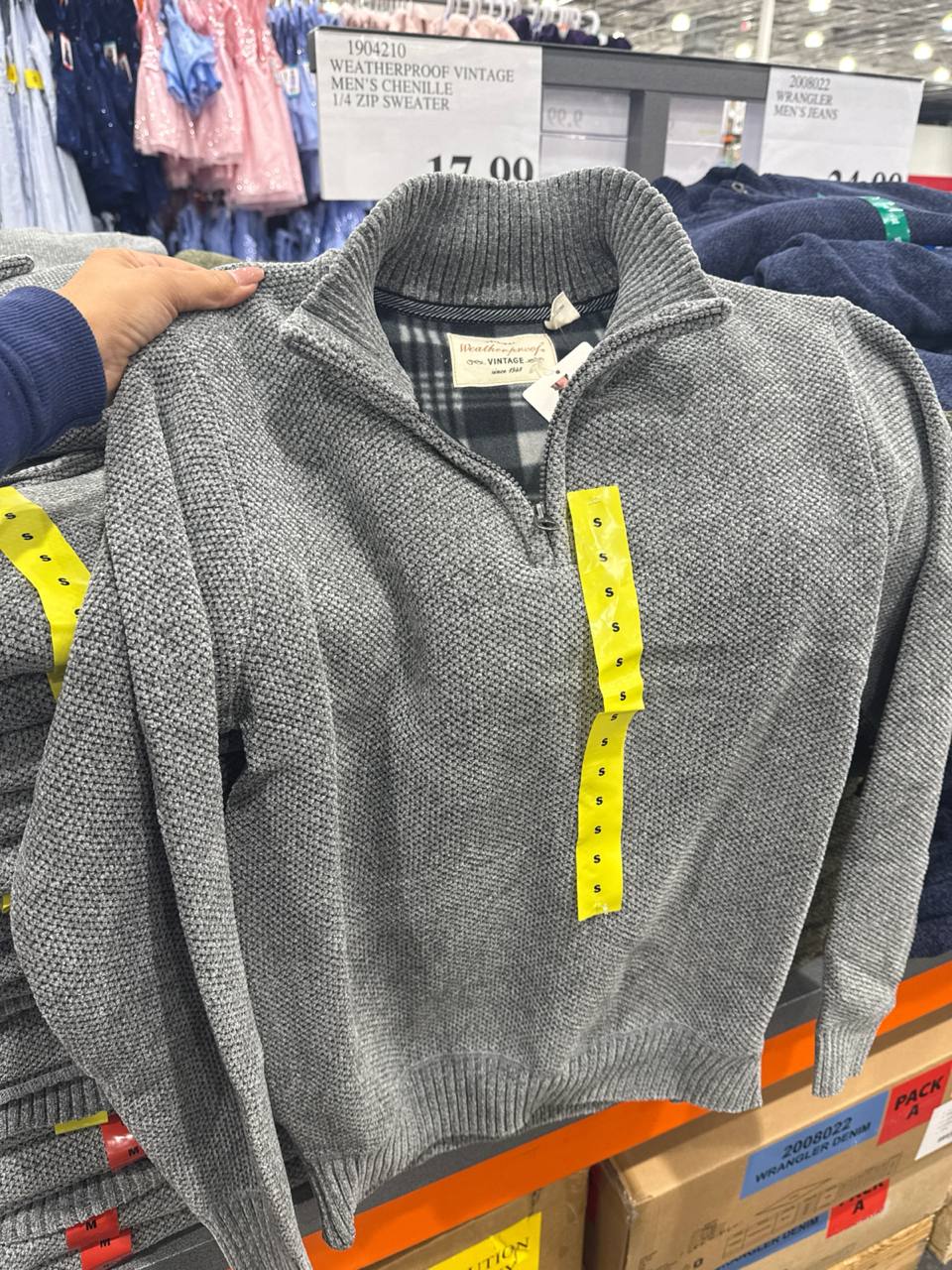 suéter   Vintage 1/4 Zip