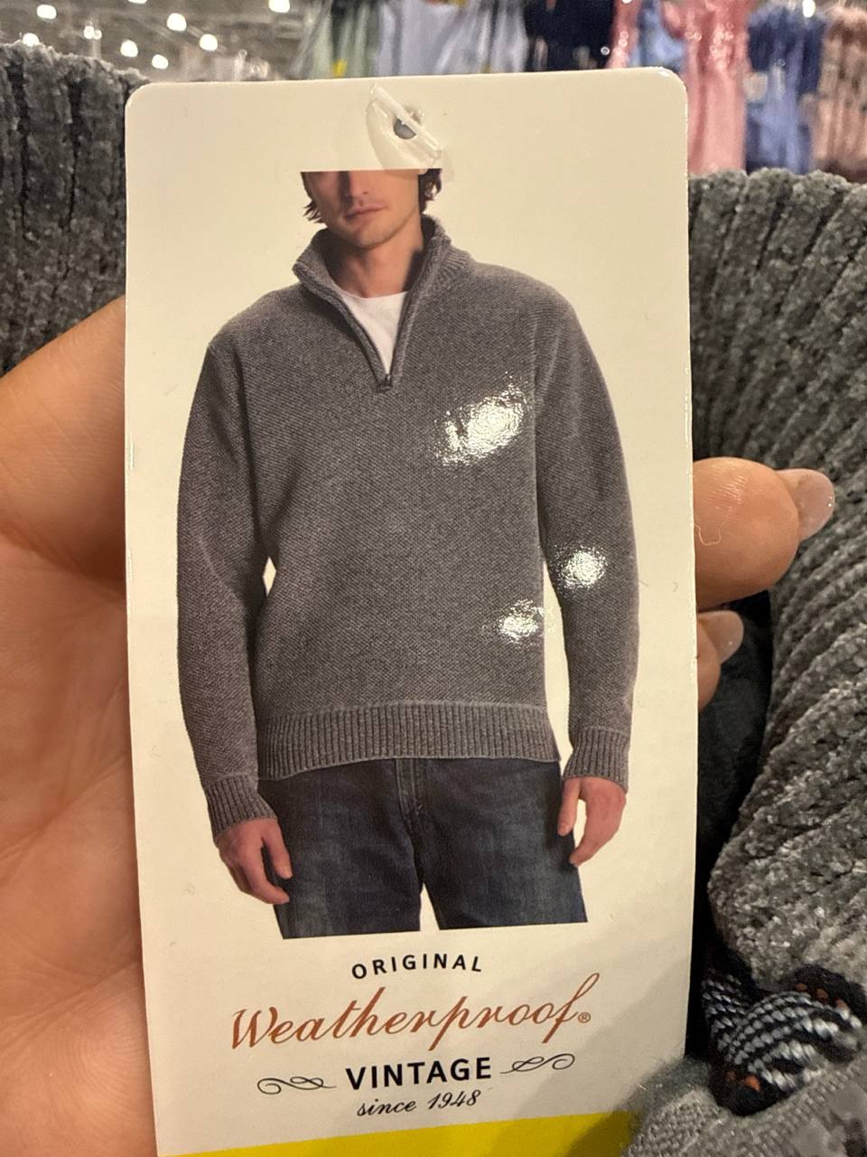 suéter   Vintage 1/4 Zip