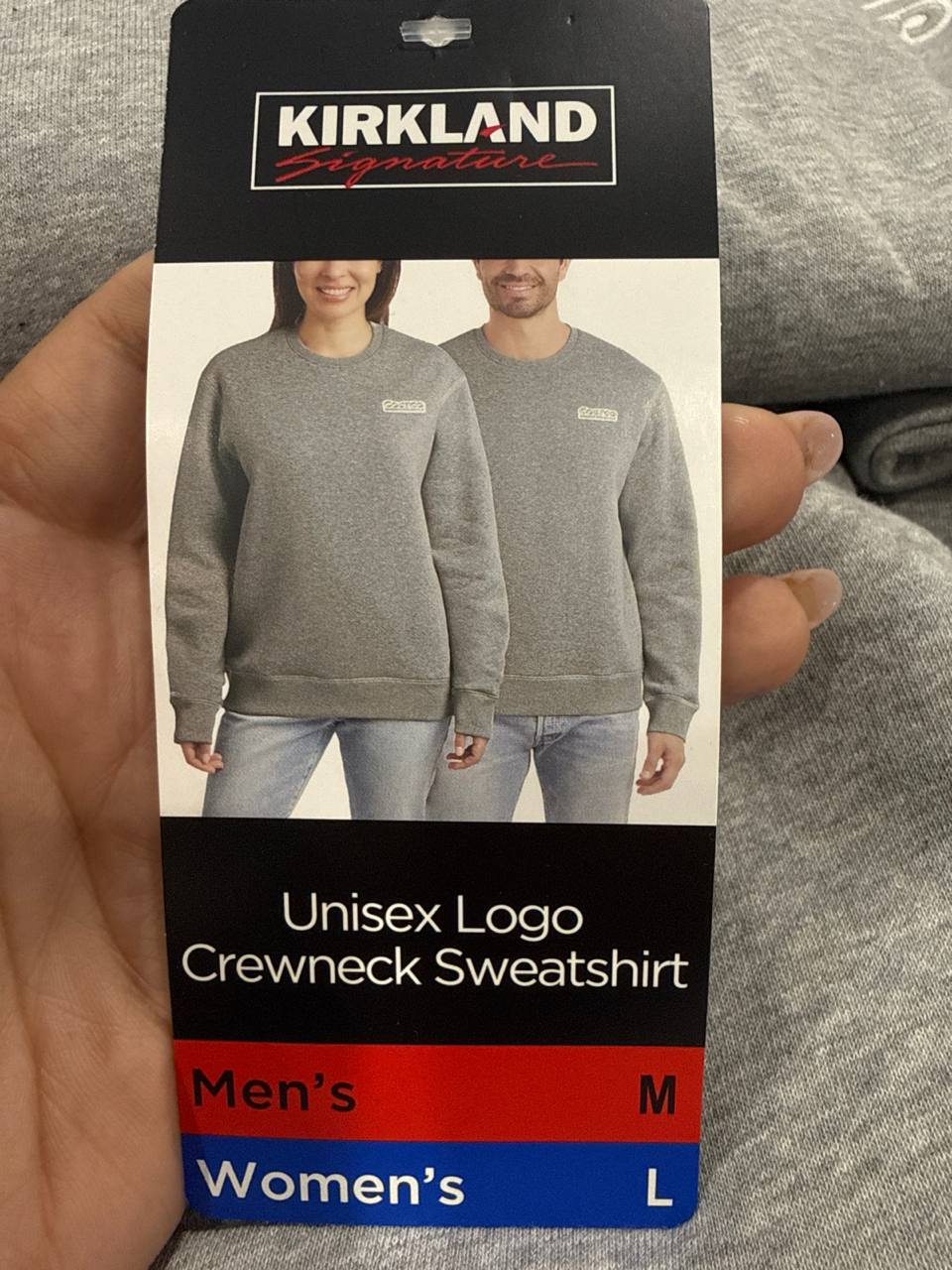 moletom  unissex com fleece Costco