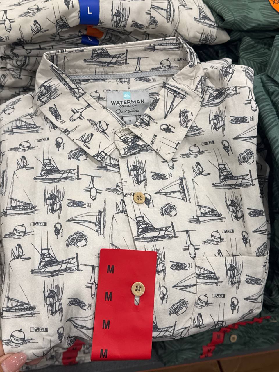 camisa manga curta QUICKSILVER