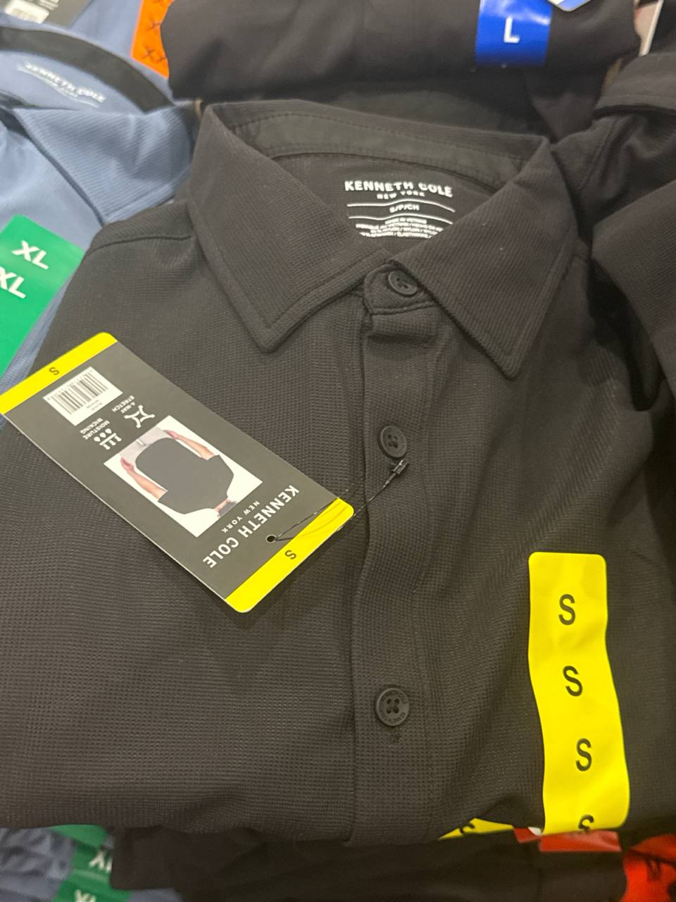 camisa manga curta  de botões