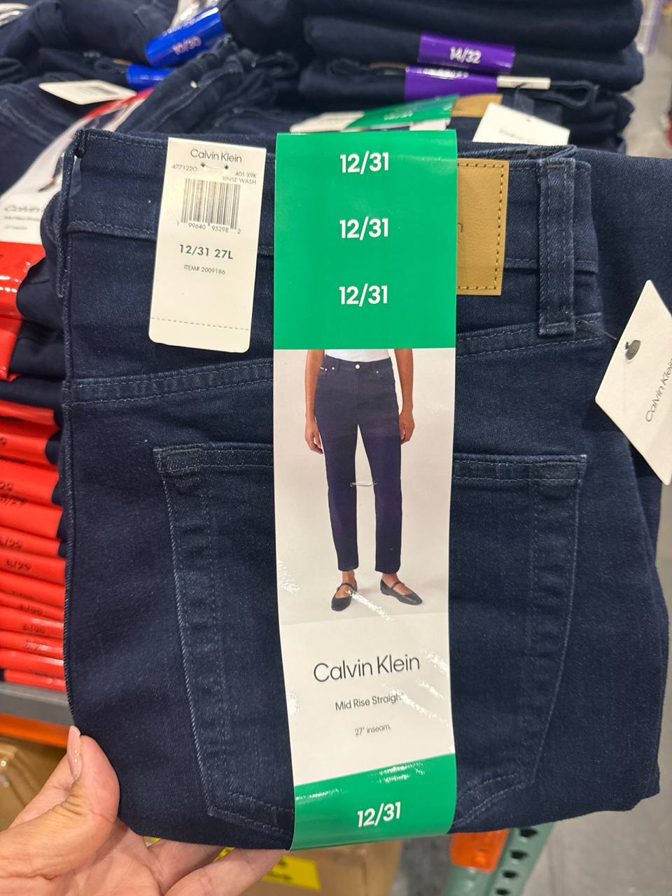   calvin Klein straight Leg Jean